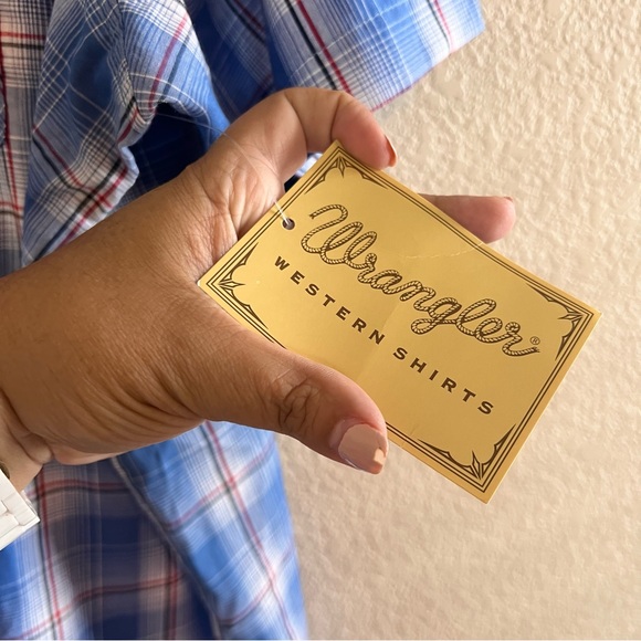 Wrangler Western Wear Snap Button Plaid Shirt Size 2XL NWT - Picture 5 of 7